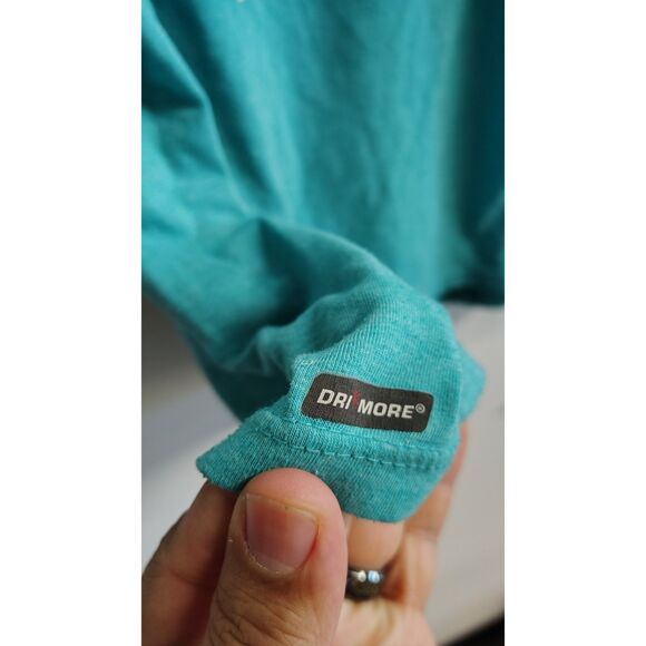 DANSKIN NOW Women's "IT'S GO TIME" Teal Razorback Tank Top Size XL - Picture 4 of 6